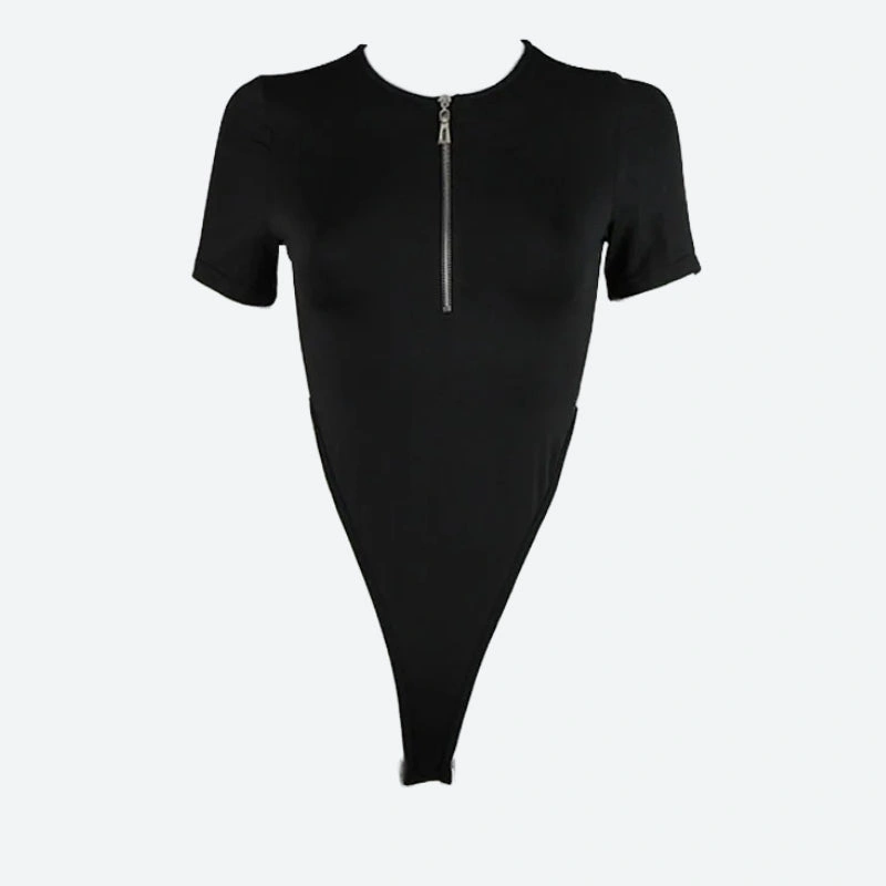 Sexy High Leg Bodysuit Reißverschluss – Dein unwiderstehlicher Look für jede Nacht!