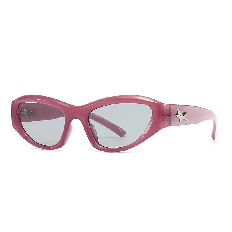 Y2k Star Shades: Dein Sternenblick in die Zukunft! Zeitlose Retro-Sonnenbrille für Fashion-Fans.